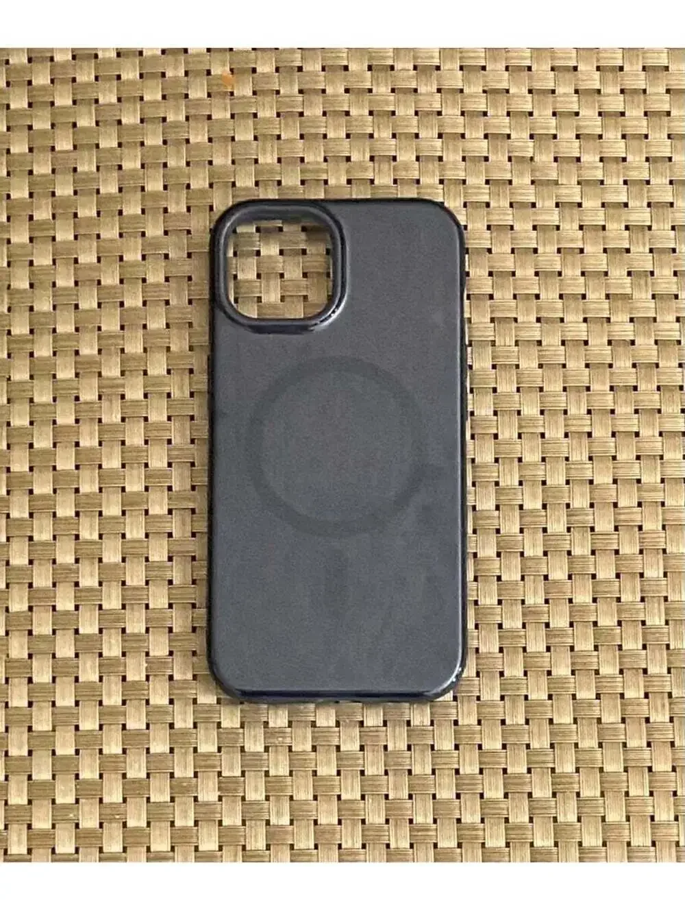 Speck Candyshell Grip Case for iPhone 15/14/13 Clear Black